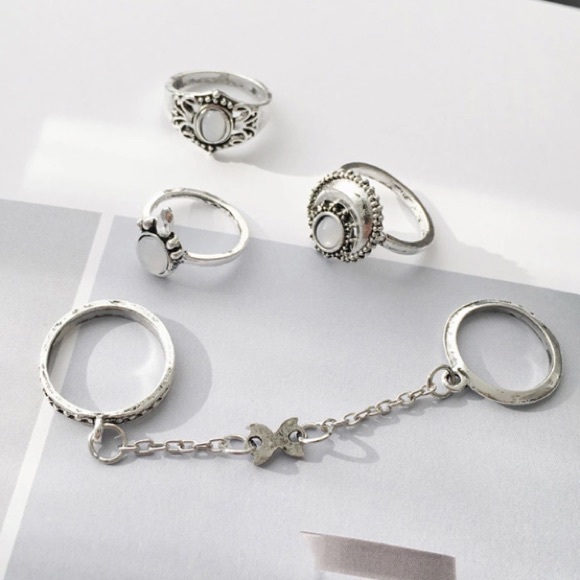 MIDI MOON RING SET - Picture 3 of 5